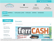 Tablet Screenshot of ferreteriasenciudadreal.com